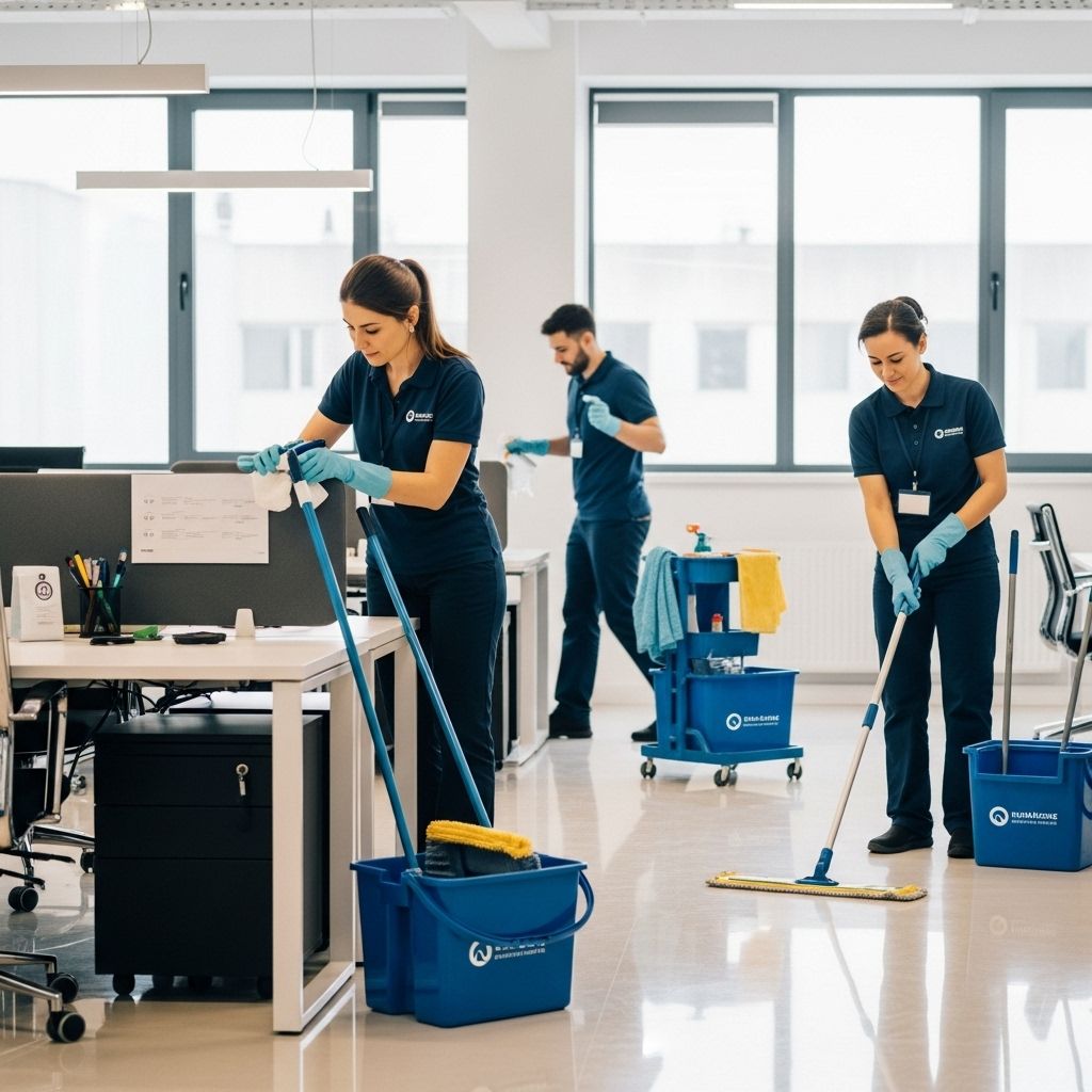 تنظيف المكاتب